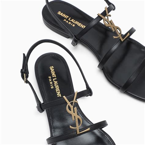 ysl cassandra sandal|ysl cassandra sandals flat.